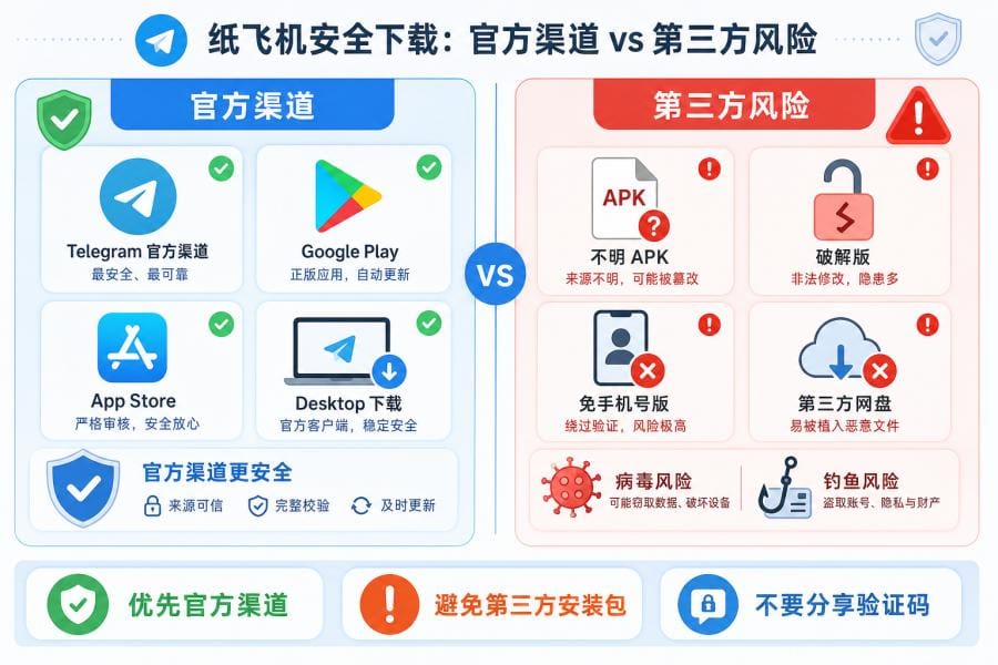 电脑端纸飞机 Telegram Desktop 下载教程